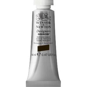 Winsor & Newton Designers Gouache 14 ml - Perylene Black 0605505