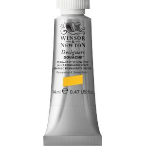 Winsor & Newton Designers Gouache 14 ml - Perm Yellow Deep 0605508