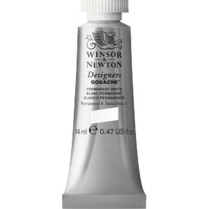 Winsor & Newton Designers Gouache 14 ml - Perm White 0605512