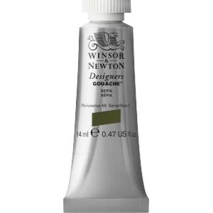 Winsor & Newton Designers Gouache 14 ml - Sepia 8840588