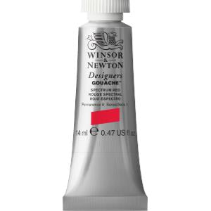 Winsor & Newton Designers Gouache 14 ml - Spectrum Red 0605623