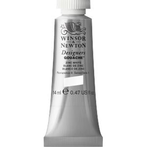 Winsor & Newton Designers Gouache 14 ml - Zinc White 8840591