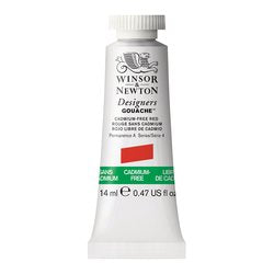 Winsor & Newton Designer Gouache 14 ml Cad-Free Red 0605901