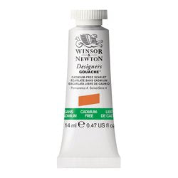 Winsor & Newton Designer Gouache 14 ml Cad-Free Scarlet 0605903