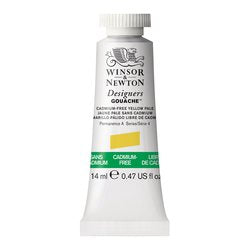Winsor & Newton Designer Gouache 14 ml Cad-Free Yellow Pale 0605907