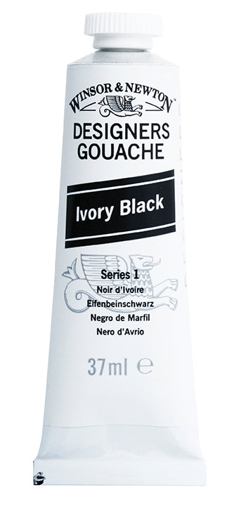 Winsor & Newton Designers Gouache 37 ml - Ivory Black (Large) 8840586