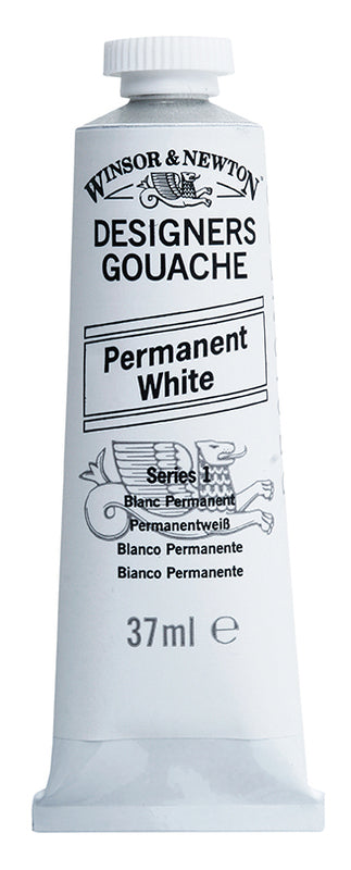 Winsor & Newton Designers Gouache 37 ml - Permanent White Large 0614512