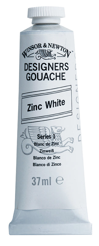 Winsor & Newton Designers Gouache 37 ml - Zinc White 8840592 Large