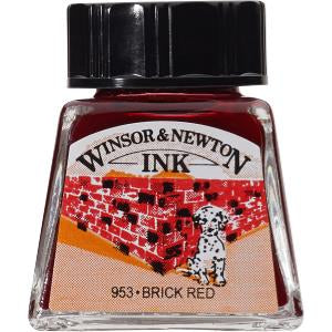 Winsor & Newton Drawing Ink 14 ml Brick Red 1005040