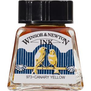 Winsor & Newton Drawing Ink 14 ml Canary Yellow 1005123