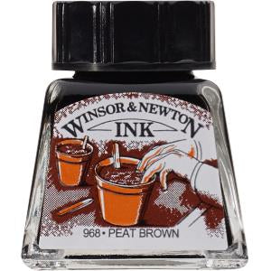 Winsor & Newton Drawing Ink 14 ml Peat Brown 1005469
