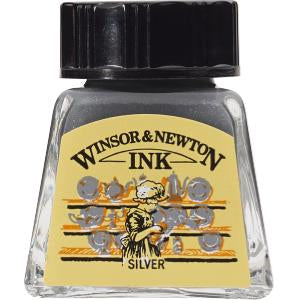 Winsor & Newton Drawing Ink 14 ml Silver 8840524