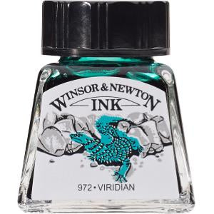 Winsor & Newton Drawing Ink 14 ml Viridian 1005692