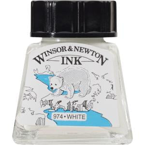 Winsor & Newton Drawing Ink 14 ml White 8840524