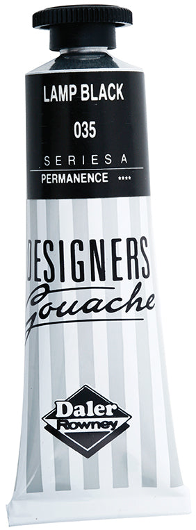 DALER-ROWNEY Designers Gouache 38 ml Velvet Black