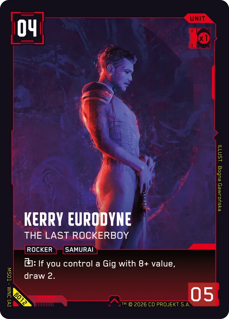 Kerry Eurodyne: The Last Rockerboy — Welcome to Night City — Beta / β012 / Uncommon