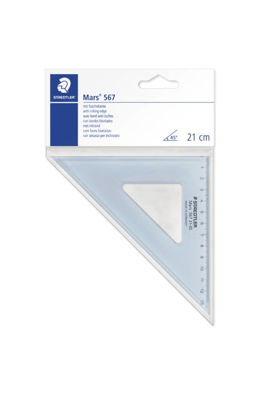 Staedtler Set Square 21 cm 45° 567 21-45
