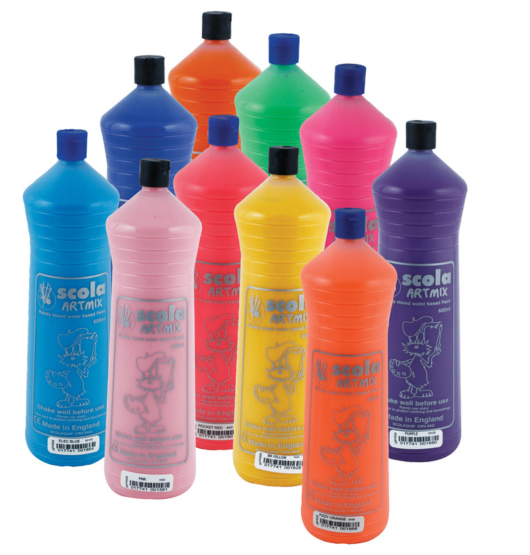 Artmix - White Ready Mixed Poster Paint 600 ml