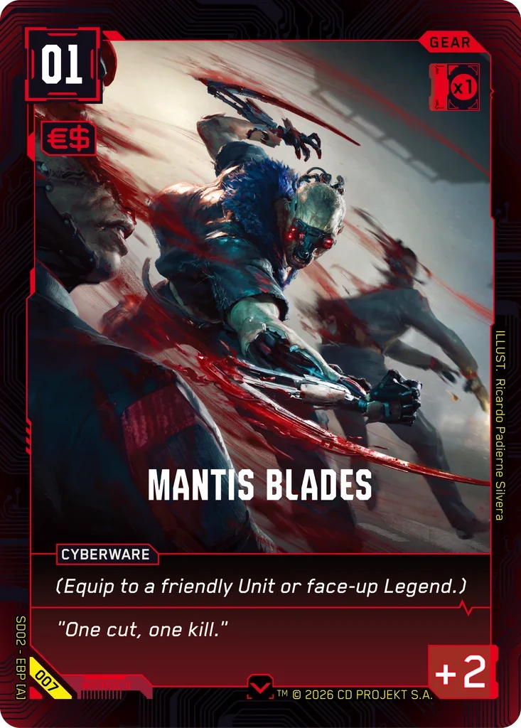 Mantis Blades — Embracing Power — Retail Starter Deck / 007 / Common