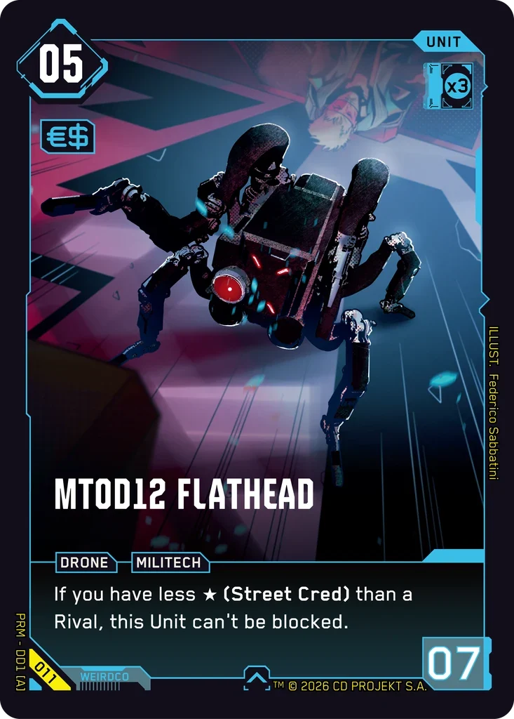MT0D12 Flathead — Merc Demo Deck / 011 / Uncommon
