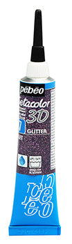 Pébéo Setacolor 3D Violet Glitter 20 ml 557007