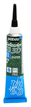 Pébéo Setacolor 3D Green Glitter 20 ml 557043