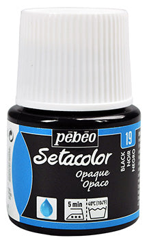 Pébéo Setacolor Opaque 45 ml - Black Lake 295019