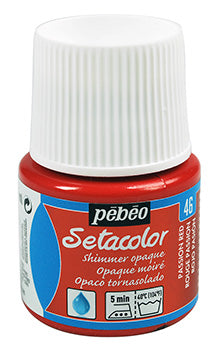 Pébéo Setacolor Passion Red Opaque Shimmer 45 ml 295046