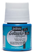 Pébéo Setacolor Opaque 45 ml - Shimmer Electric Blue 295069