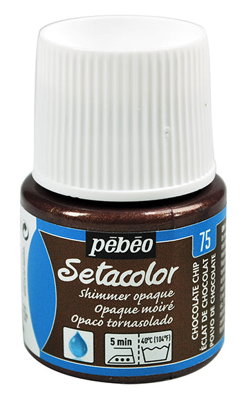 Pébéo Setacolor Opaque 45 ml - Shimmer Chocolate Chip 295075