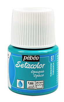 Pébéo Setacolor Turquoise 87 Opaque 45 ml 295087