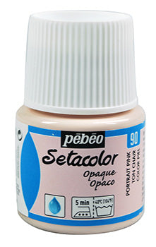 Pébéo Setacolor Portrait Pink 90 Opaque 45 ml 295090