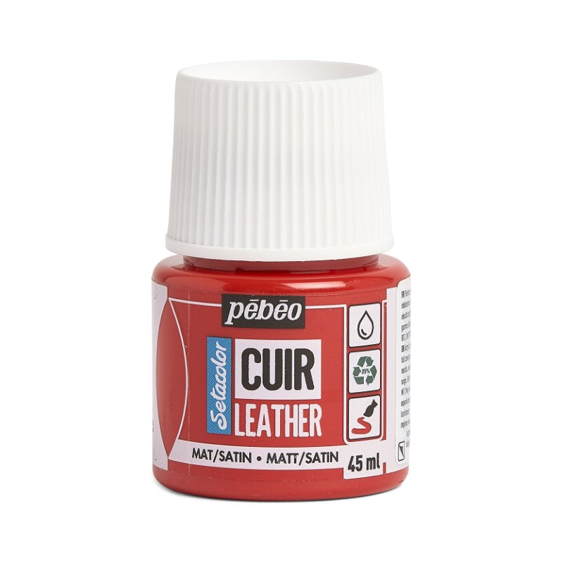Pébéo Setacolor Leather 45 ml Intense Red 295605
