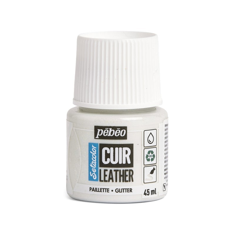 Pébéo Setacolor Leather 45 ml Glitter Iridescent 295638