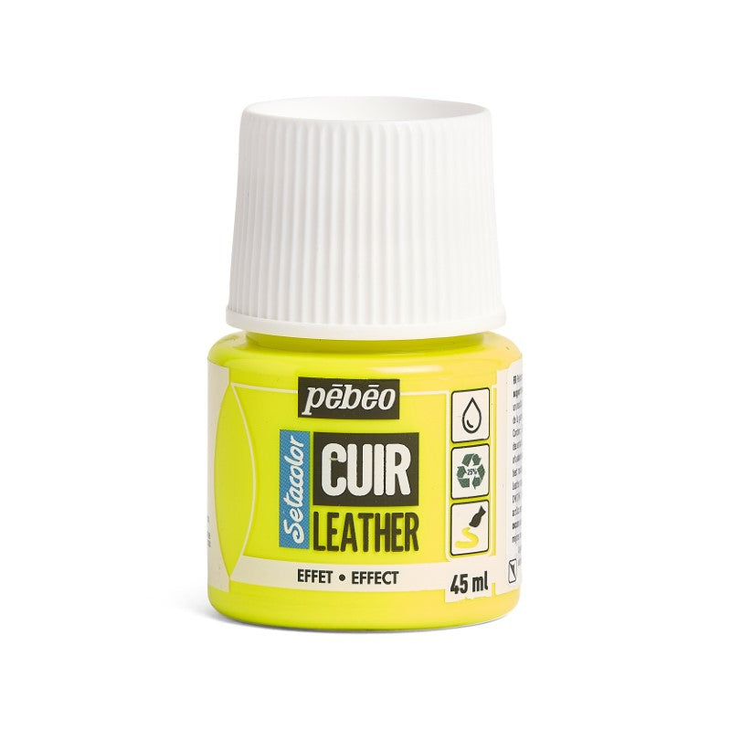 Pébéo Setacolor Leather 45 ml Fluorescent Yellow 295647