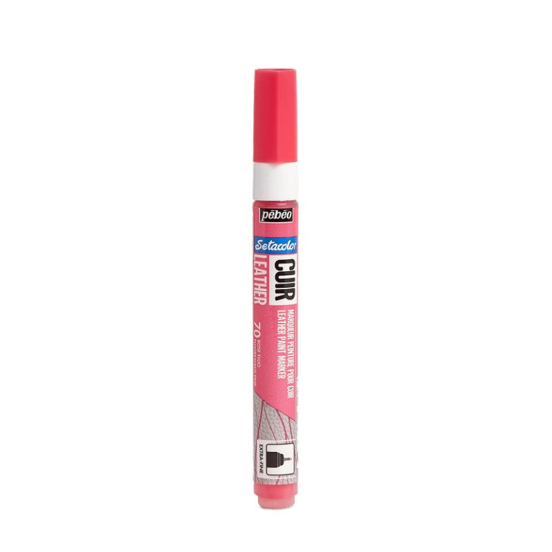 Pébéo Setacolor Leather Marker Fluorescent Pink 295670