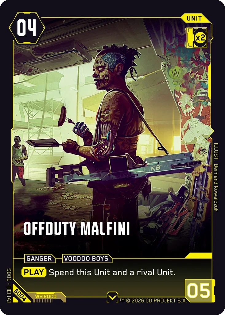 Offduty Malfini — The Heist — Beta Starter Deck / β004 / Common