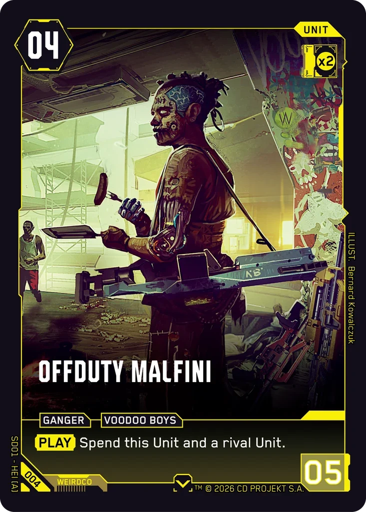 Offduty Malfini — The Heist — Retail Starter Deck / 004 / Common