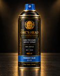 The Orc’s Head Foundry Blue 400ml artist spray paint can