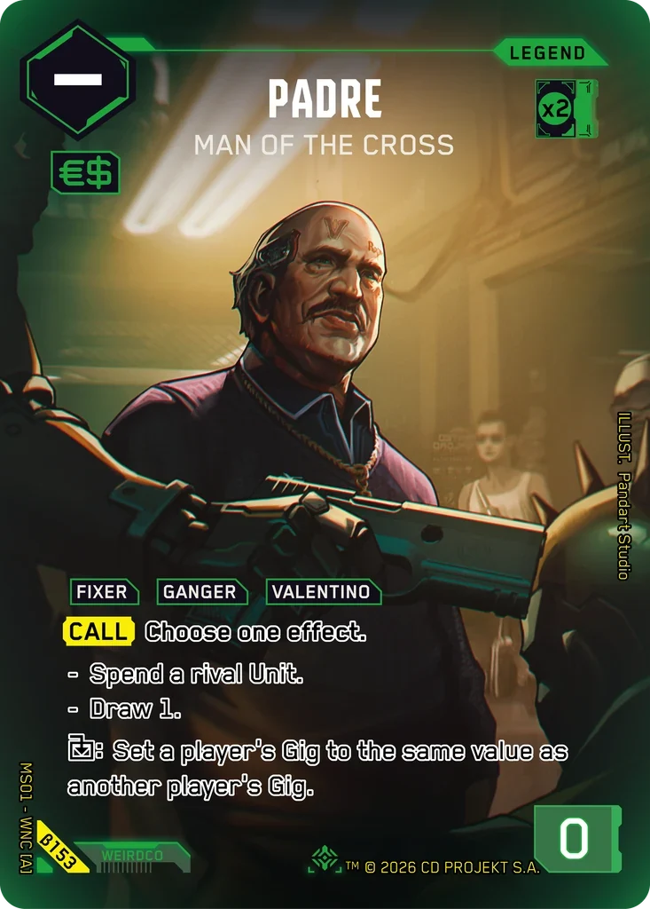 Padre: Man of the Cross — Welcome to Night City — Beta / β153 / Iconic Legend