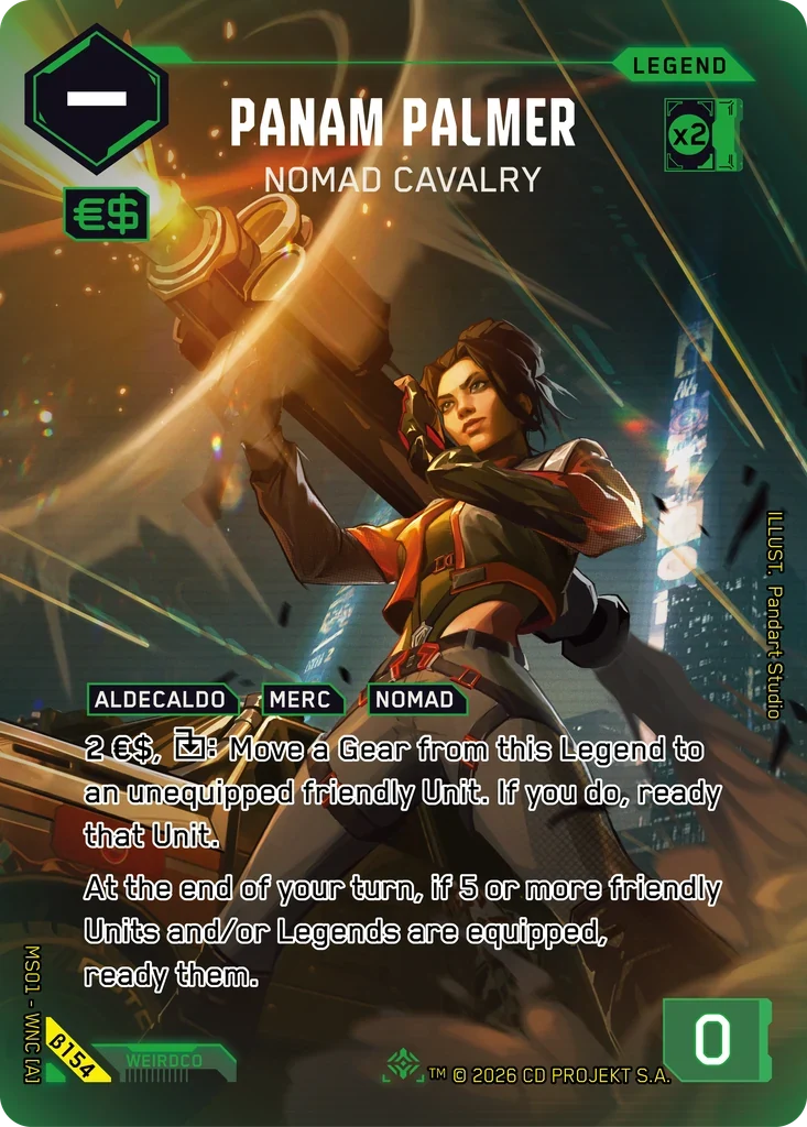 Panam Palmer: Nomad Cavalry — Welcome to Night City — Beta / β154 / Iconic Legend