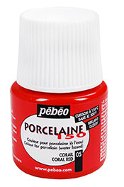 Pébéo Porcelaine 150 45 ml - Coral Red 024005
