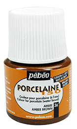 Pébéo Porcelaine 150 45 ml - Amber Brown 024-036