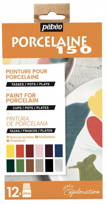 Pébéo Porcelaine 150 Explorer Glossy 12 X 20 ml Set 2 757472
