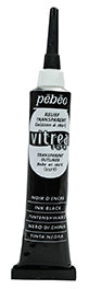 Pébéo Vitrea 160 Ink Black Relief Outliner 114066