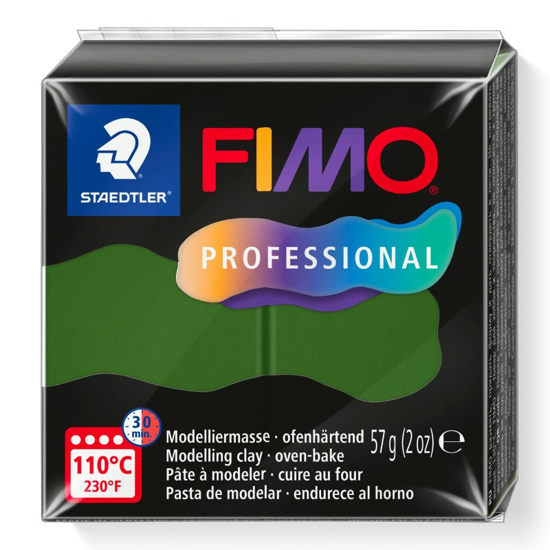 FIMO Professional Leaf Green 57G Block 8040-57