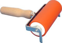 Abig Wooden Handle Lino Roller - 120 mm X 50 mm