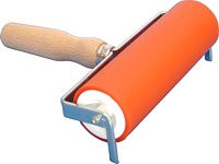 Abig Wooden Handle Lino Roller - 150 mm X 50 mm
