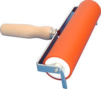 Abig Wooden Handle Lino Roller - 200 mm X 50 mm