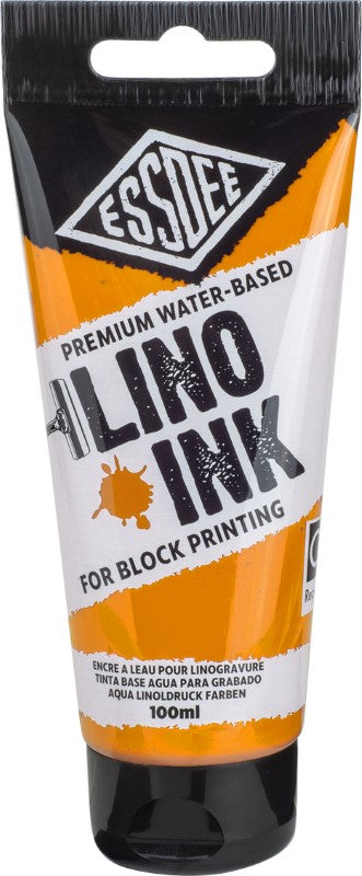 Premium Block Printing Ink Orange 100 ml Lpi/08R100